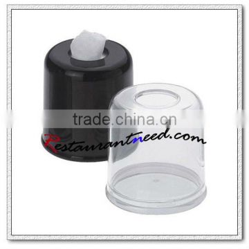 P124 Acrylic Round Facial Tissue Dispenser