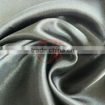 Stripe Printed Poly Satin Fabric