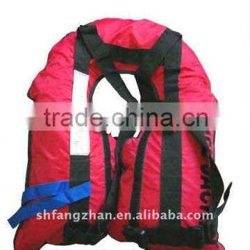 Marine red Inflatable Life Jacket