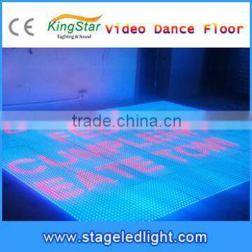 China Cheap 50X50cm LED Display Screen Video Dance Floor For Sale 3D Effect Stage Light Christmas Disco Club Party Favors