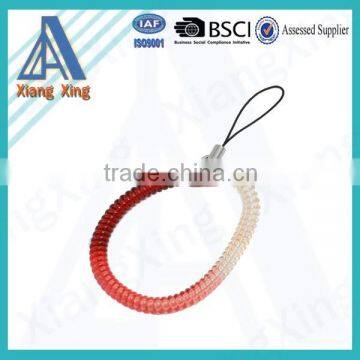 Promotional item cheap plastic coil lanyard/spring coil lanyard