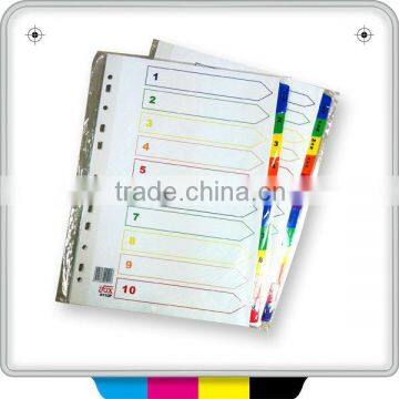 file folder with color index tab dividers