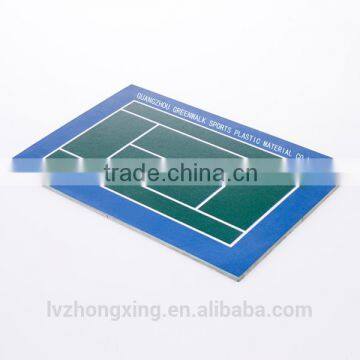 Silicon Pu sports floor for tennis