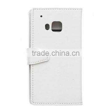 Wholesale Flip Cover Leather Case For HTC One M9,For HTC M9 Book Cover Stand Case