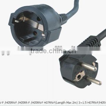 european standard extension power cord