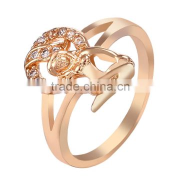 Exaggerate Women Female Shaped Unique Ring for Party for Banquet