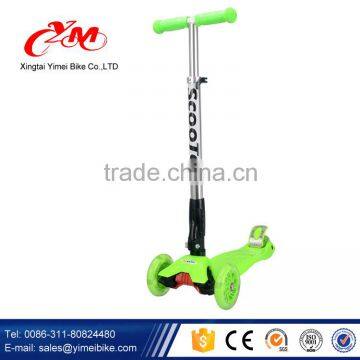 hot sale adjustable wholesale 3 wheel kids scooter / good price Kids 3 wheel scooter/ Cheap 3 Wheel Kids Kick mini scooters                        
                                                Quality Choice
                                            