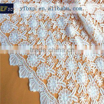 2014 embroidery designs wholesale cotton embroidery lace/ french lace saree/ embroidery french lace