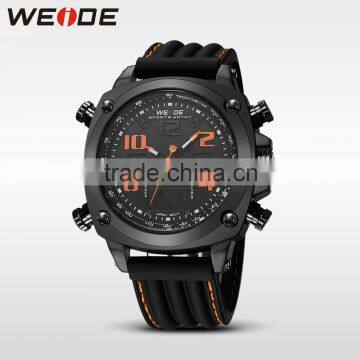 Weide Brand Watch New Arrival Analog Digital Display 3ATM Water Resistant Silicone Strap Watches Men Sport Watch photo-2