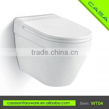 2016 china supplier one-piece wall hung bidet toilet seat