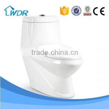 Chaozhou sanitary ceramic washdown one piece wc toilet bathroom