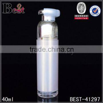 50ml high quality cosmetic bottle for serum refillable natural white acrylic bott