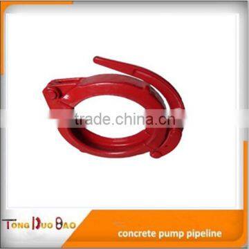 DN125mm concrete pump snap clamp, quick release clamp with pin