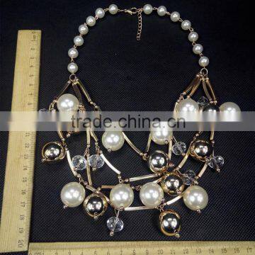 Water Drop Ball Pendant Pearl Necklace Women Necklace Fashion Jewelry 2015 New Design photo-5