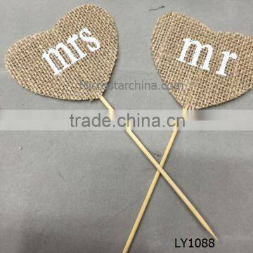 IN STOCK 2016 Handmade DIY selling wedding parties decorative MR MRS flower