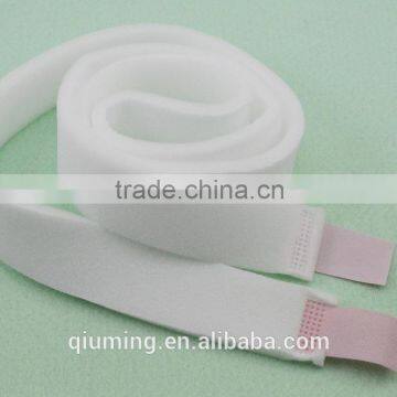 Sponge material with hook closure Foetal monitoring tape