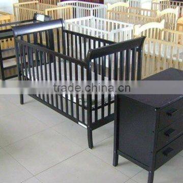 Solid Pine Wood Baby Cot Bed Prices Set