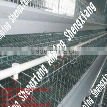 steel wire chicken battery cage 3 or 4 layer for 90-120chicken birds