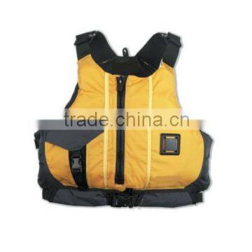 PFD/Life jacket Yellow color front zipper PFD jacket