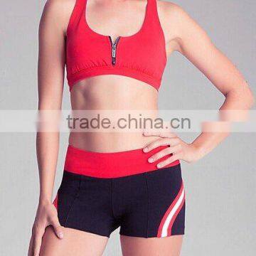 New Zipper Yoga Wear Design Fashion Organic Yoga Clothing