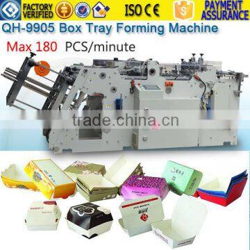 Overseas After-sales Service Provided Burger Box Making Machine