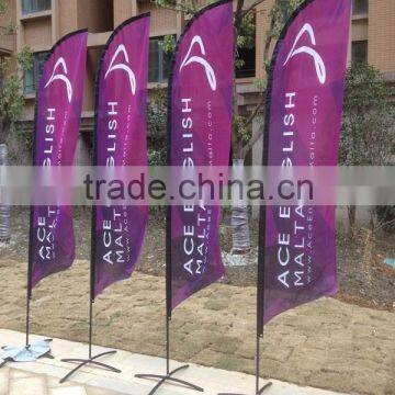 2015 advertising teardrop flag display banner stand