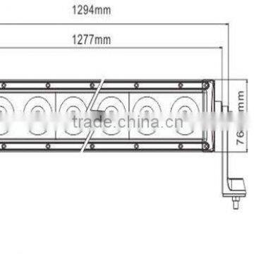 240w Single Row CREE led light bar 9-32v 50inch led light bar 50"