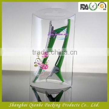 flat packed clear pillow box