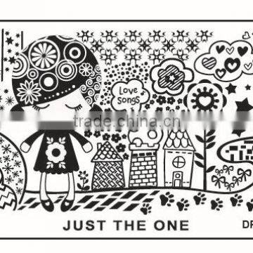 New Design Factory Outlets Dream Girl Series Nail Stamping, Professionals Nail Art Stamping Plates photo-5