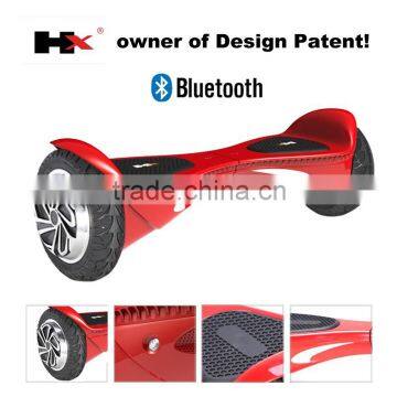 HX UL2272 Cheap 2 Wheels Self Balancing Scooter Samsung Battery With Colorful LED and Bluetooth Speaker