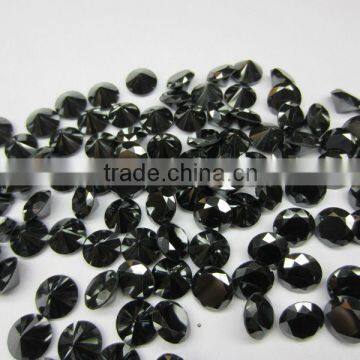 EXCELLENT QUALITY OPAQUE BLACK LOOSE BLACK MOISSANITE DIAMOND