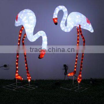 flamingo christmas night light