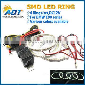 SMD LED Angel eyes kit for E90 Halo rings hot sale SMD led angel eyes with projector