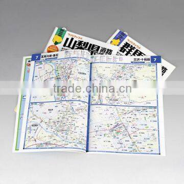 2013 Custom coloring for advertising map brochure with high quality