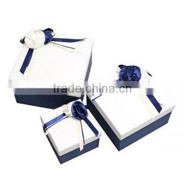 Elegant Blue and White Sets Paper Gift Box