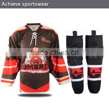 unique professional ice hockey jersey fully printed