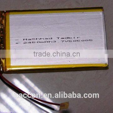Mobile computer with polymer batteries
