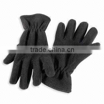 cheap teenagers grey plain polar fleece glove