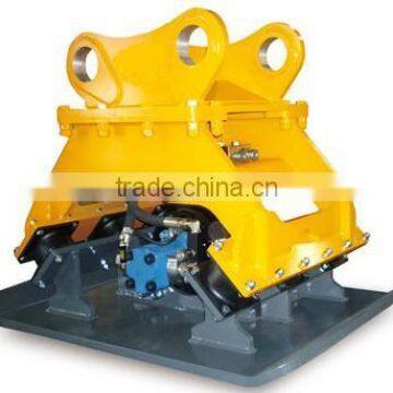 Excavator mounted vibration compactor,