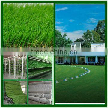 2013 Professional manufacturer garden artificial turf green plastic carpet