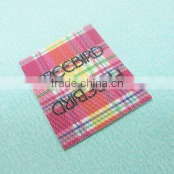 Satin Ground High Quality Printed Branding Heat Transfer Labels