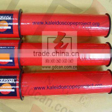 Newest Product Red Paper Cardboard Two Parts Kaleidoscope Toys