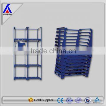 Stack racks with removable posts for bags, cartons, tires