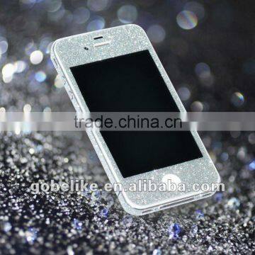 hot sale pvc flash diamond skin for apple iphone