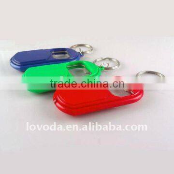 hot led keychain with bottle opener for promoional gifts JLP-013 for promotional giveaways