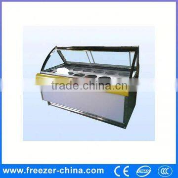 commercial ice cream display cooling cabinet