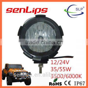 7inch 35w 55w 6000K Hid work light off road Hid work light 12V 24V available