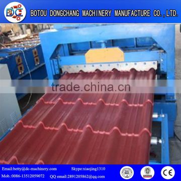 glazed steel tile roll forming machine/high rib roofing panel roll forming machine/roof panel machine