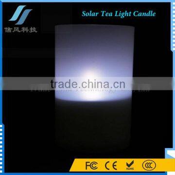Solar Power Tea Light Candle Light White photo-2