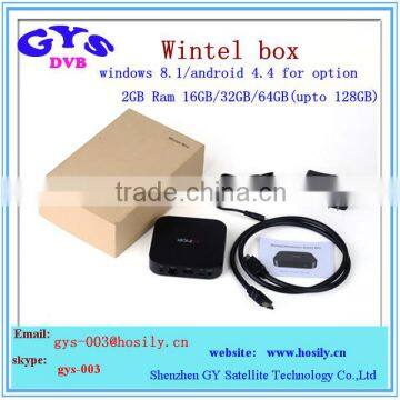 windows tv box Wintel W8 iptv box with 2GB ram 16GB Storage